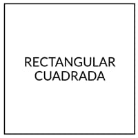 RECTANGULAR CUADRADA
