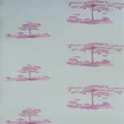 Papel Pintado Andrew Martin, referencia PEAR TREE SUNSET PINK - 1
