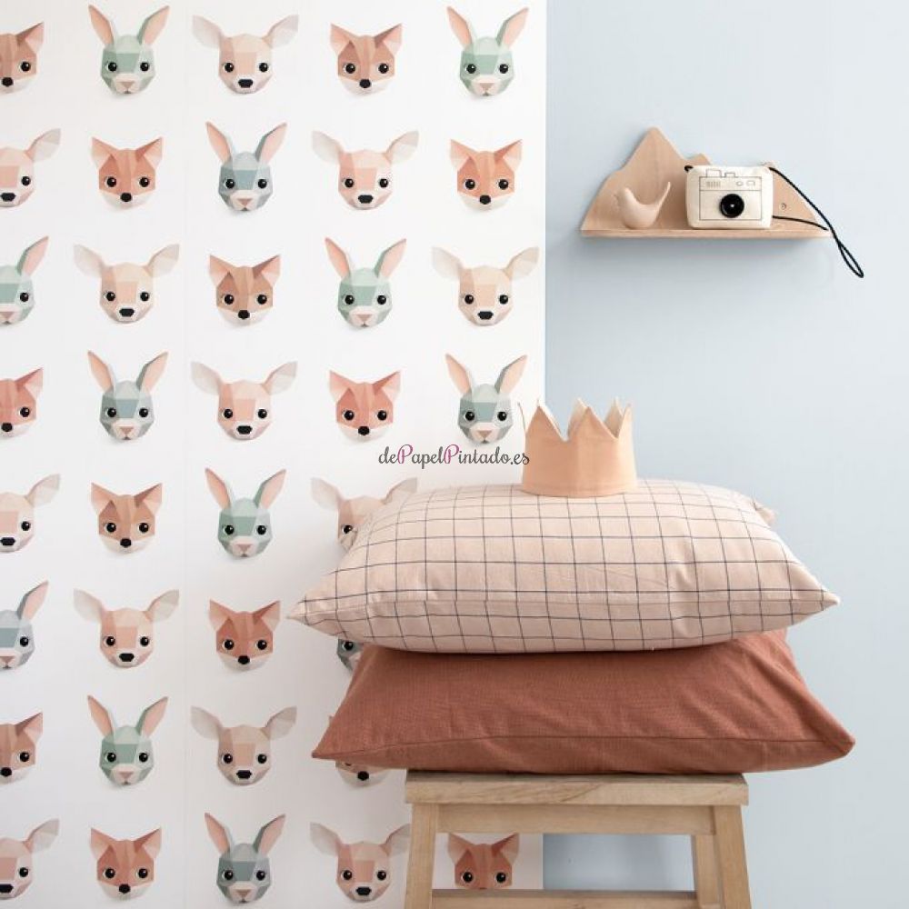 Papel Pintado STUDIO DITTE WALLPAPERS 1 FOREST ANIMALS-2