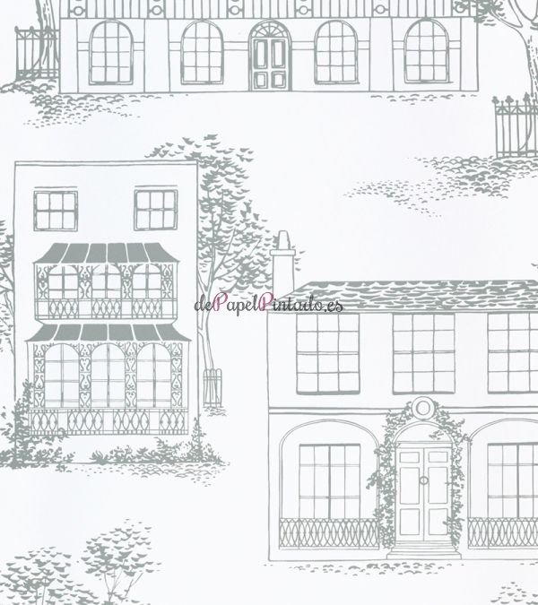Papel Pintado LITTLE GREENE 20TH CENTURY PAPERS HAMPSTEAD GLASS-1