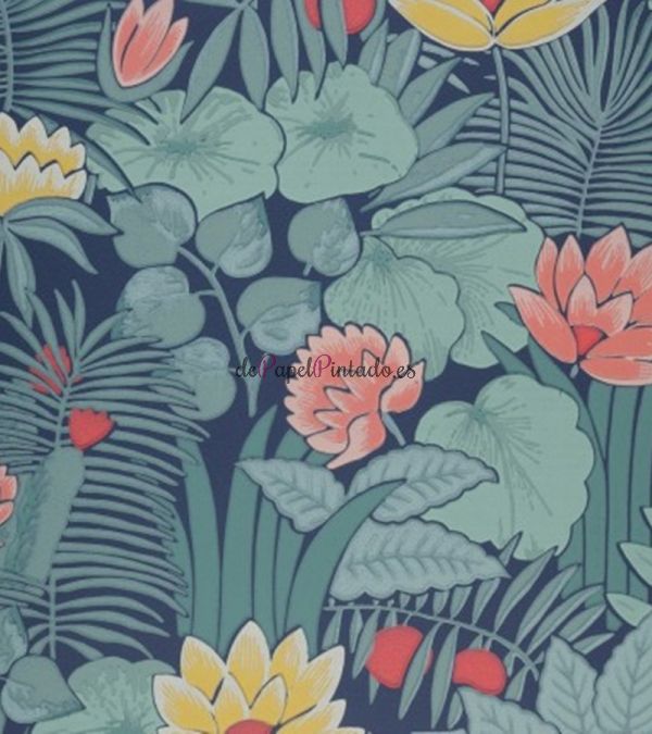 Papel Pintado LITTLE GREENE 20TH CENTURY PAPERS REVERIE NILE-1