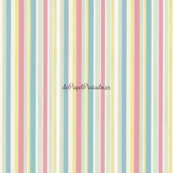 Papel Pintado LITTLE GREENE PAINTED PAPERS TAILOR STRIPE - PASTEL-1