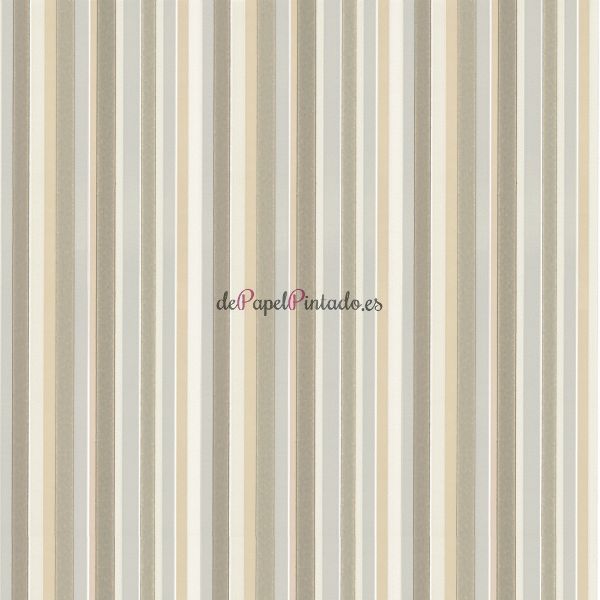 Papel Pintado LITTLE GREENE PAINTED PAPERS TAILOR STRIPE - TAUPE-1