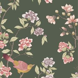 Papel Pintado Little Greene, referencia ADERYN - OLIVE COLOUR - 1