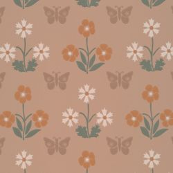 Papel Pintado Little Greene, referencia BURGES BUTTERFLY - MASQUERADE - 1