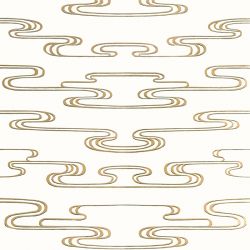 Papel Pintado Couldwater Metallic Gold de Anna French, referencia AT 23152 - 1