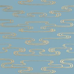 Papel Pintado Couldwater Metallic Gold On Mineral de Anna French, referencia AT 23156 - 1
