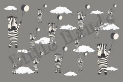Fotomural Little Hands, referencia Flying Zebras - 1