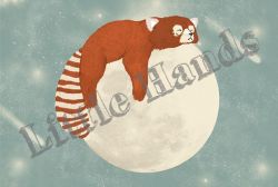 Fotomural Little Hands, referencia Red Panda - 1