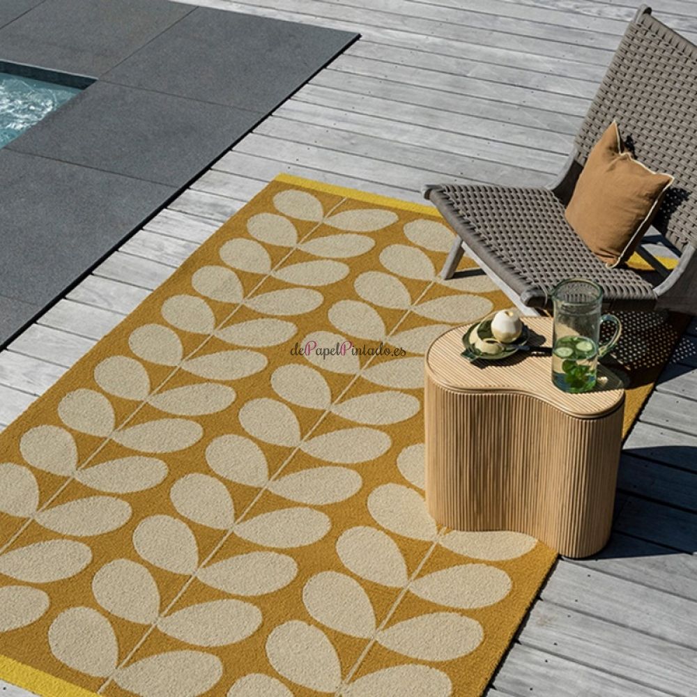 Alfombra ORLA KIELY IN-OUTDOOR SOLID SUNFLOWER 140 X 180-2