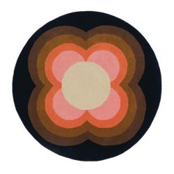 Alfombra Orla Kiely, referencia SUNFLOWER PINK 150 - 1