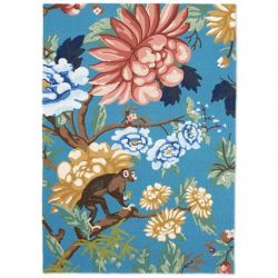 Alfombra Wedgwood, referencia SAPHIRE GARDEN TEAL 140X200 - 1