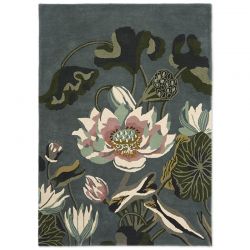 Alfombra Wedgwood, referencia WATERLILY MIDNIGHT POND 120X180 - 1
