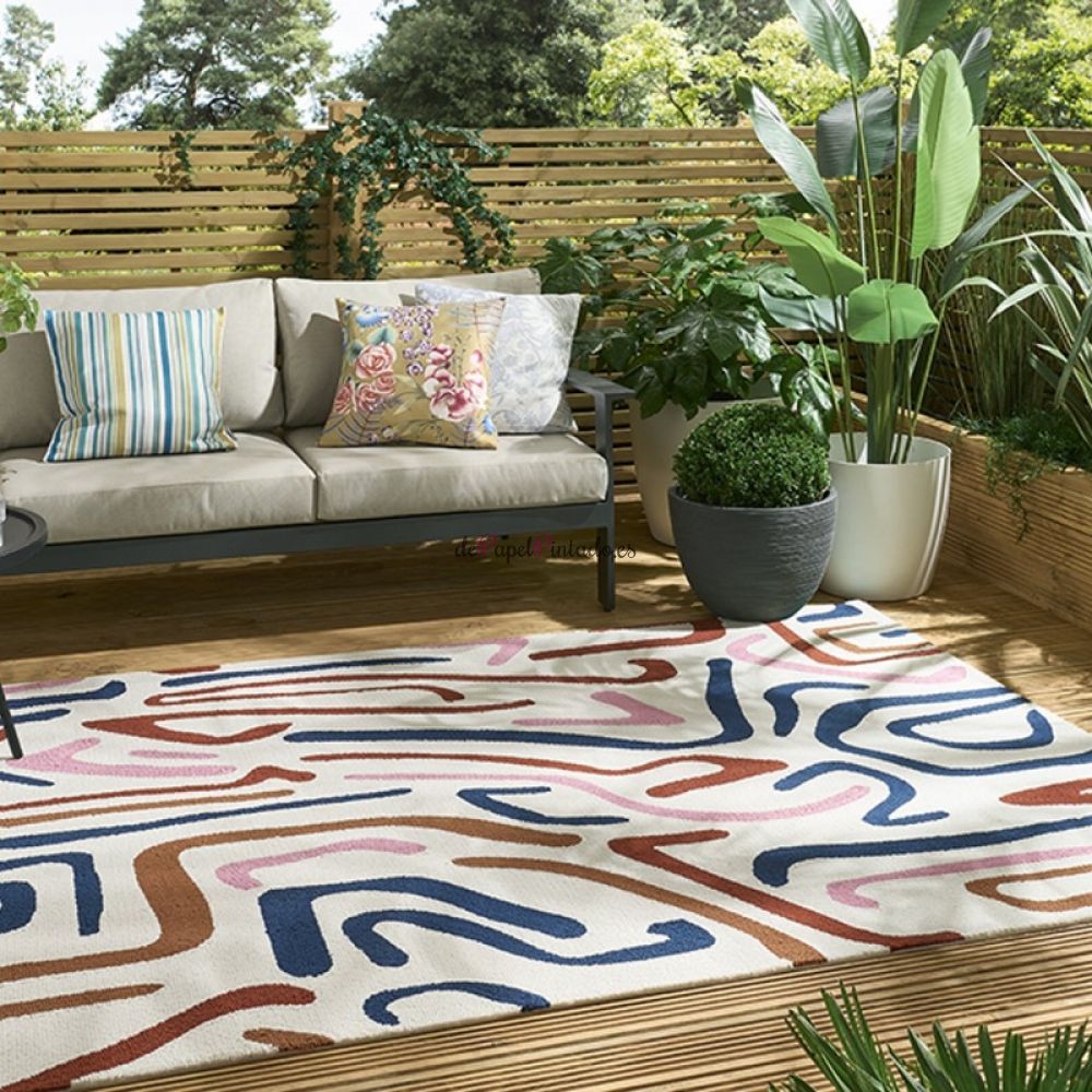 Alfombra HARLEQUIN IN-OUTDOOR SYNCHRONIC ORCHID 140 X 200-2