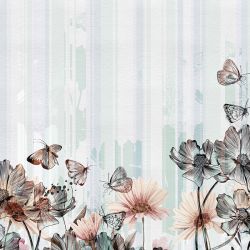 Fotomural Flowerlines de Inkiostro Bianco, referencia INKLSMQ2001 - 1