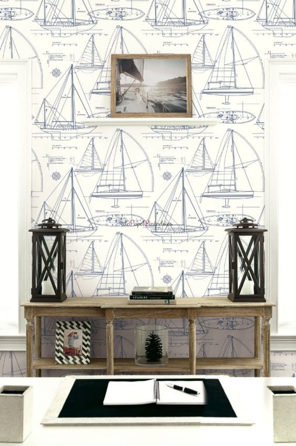 Papel Pintado WALLQUEST THE YACHT CLUB COLLECTION YC61307-2